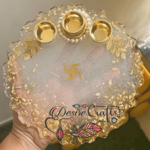 Resin Pooja Plate